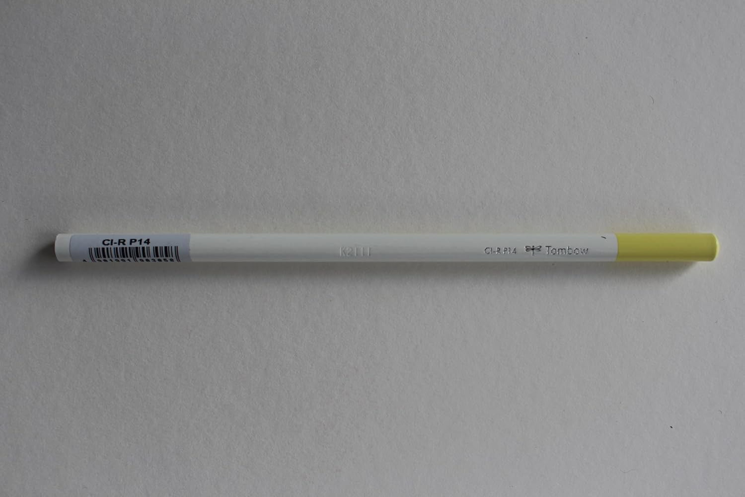 Tombow coloured pencil straw yellow, wax-based lead with high colour brilliance, artist's colour pencil for professional artists an beginners