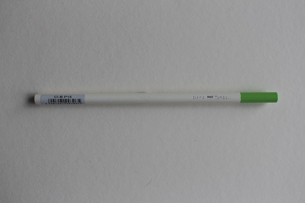 Tombow coloured pencil spring green, wax-based lead with high colour brilliance, artist's colour pencil for professional artists an beginners