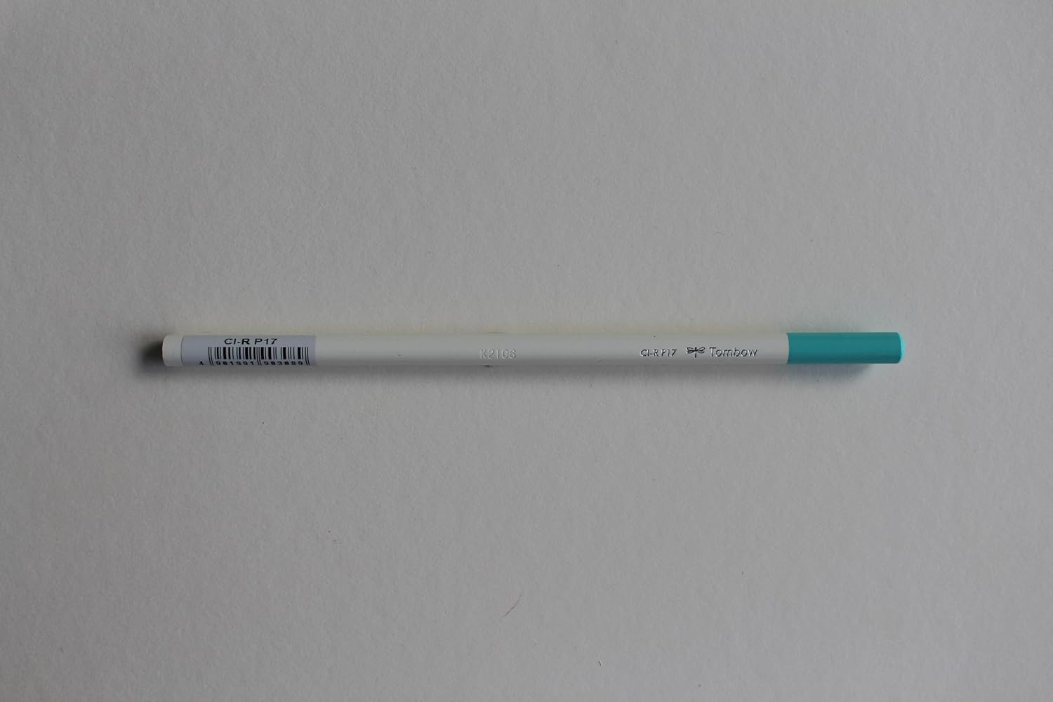 Tombow coloured pencil turquoise, wax-based lead with high colour brilliance, artist's colour pencil for professional artists an beginners