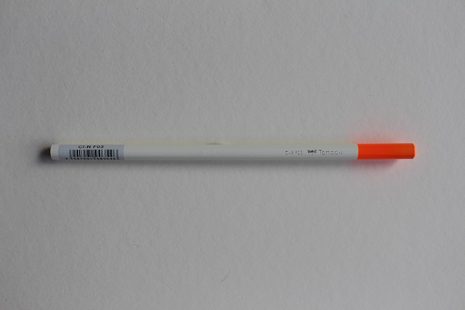 Tombow coloured pencil equatorial orange, wax-based lead with high colour brilliance, artist's colour pencil for professional artists an beginners