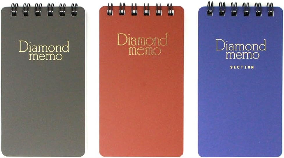 Designphil Midori 19001011 Diamond Memo, Small, Black