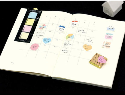 Midori Squre tipo Sticky Note Anillo (11266006