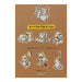 midori memo to do list pig pattern