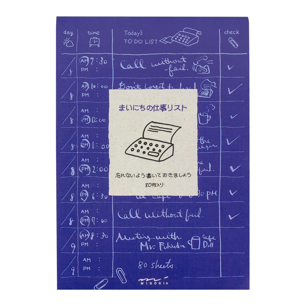 Midori 11486006 to Do Memo Pad