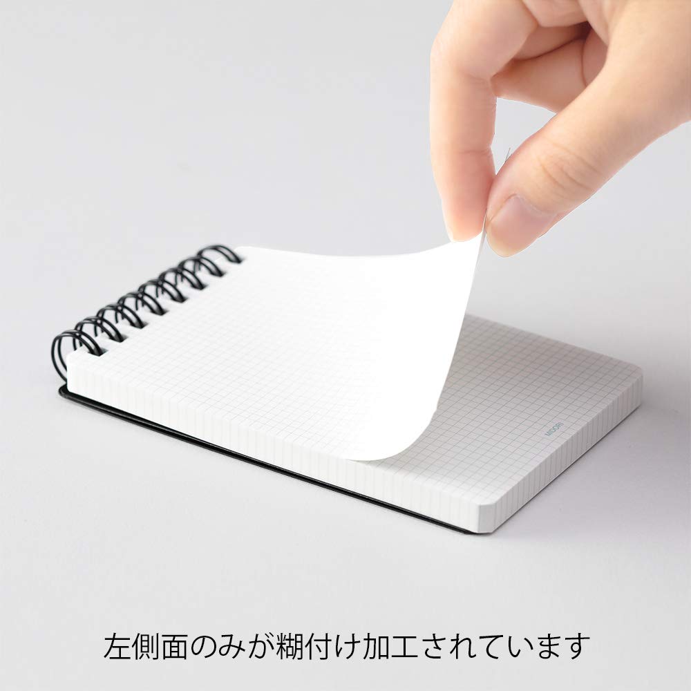 Midori 11555006 Ring Memo Pad Black
