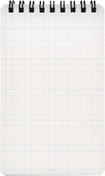 Midori Diamond Memo Grid Notepad (L) Blue