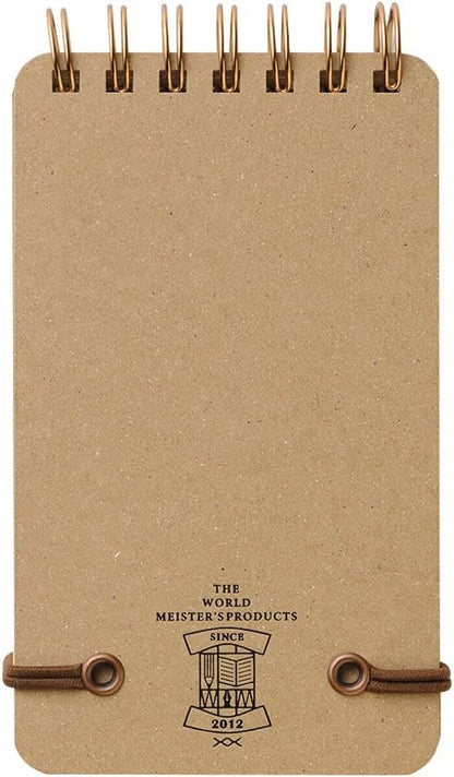 Midori 11796006 – Recycled Leather Book, Black