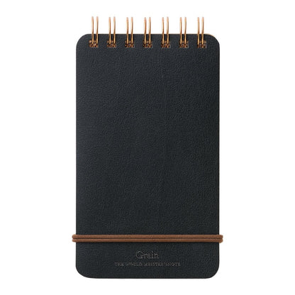 Midori 11796006 – Recycled Leather Book, Black