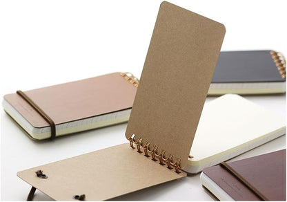 Midori 11796006 – Recycled Leather Book, Black