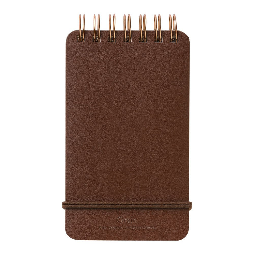 Midori 11799006 – Recycled Leather Notebook, Brown