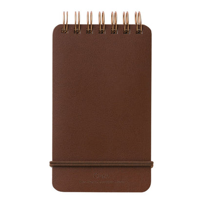 Midori 11799006 – Recycled Leather Notebook, Brown