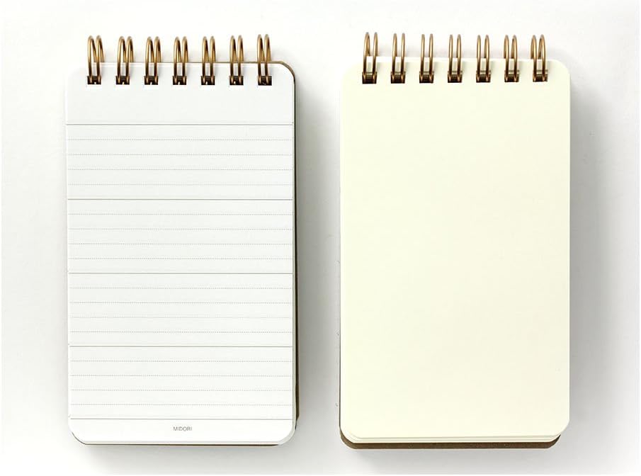 Midori 11799006 – Recycled Leather Notebook, Brown