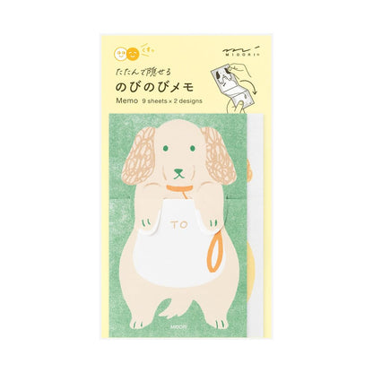 Midori 11823006 Notepad Notepad with Canine Pattern