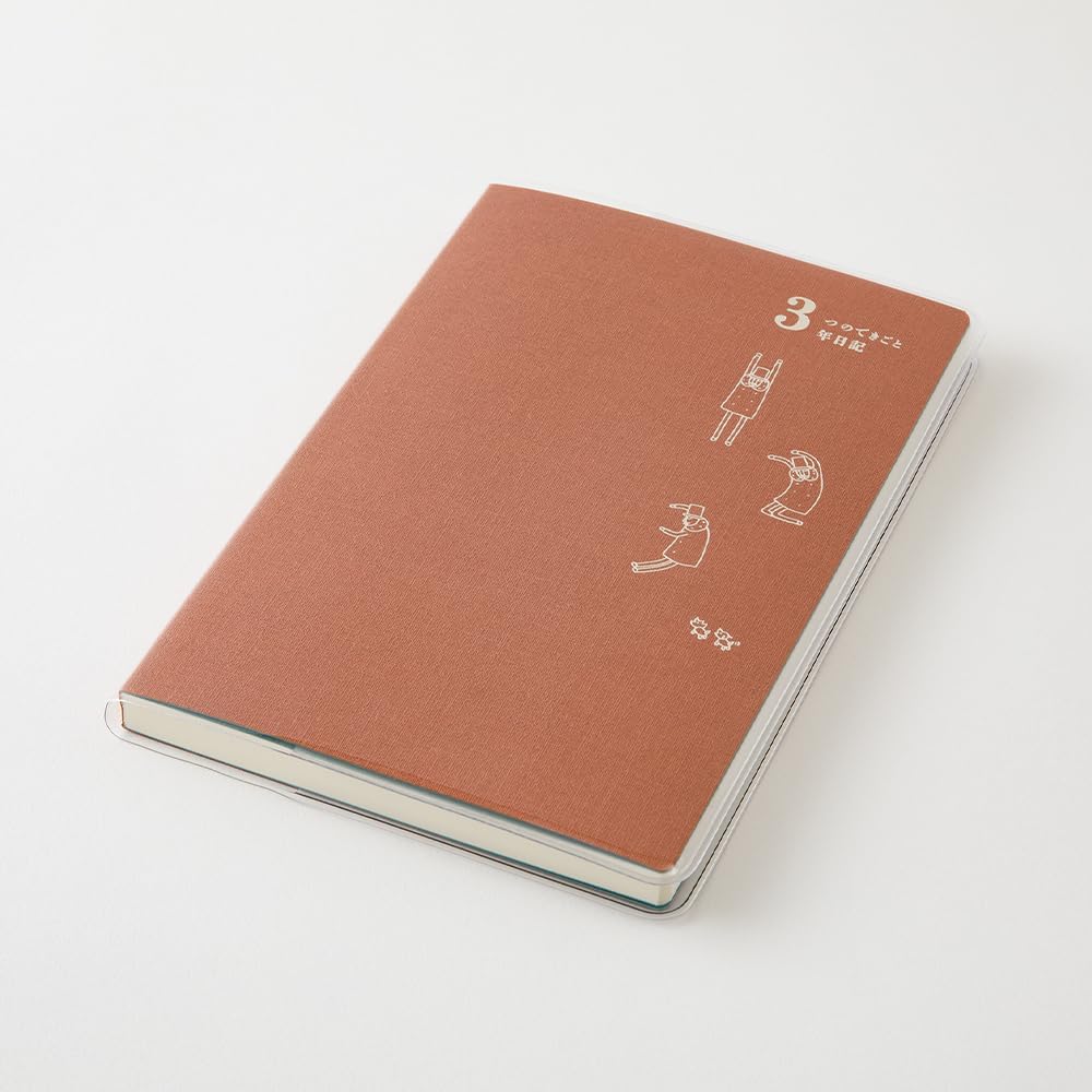 DESIGNPHIL Midori 12155006 Diary, 3 Year Consecutive Use, Ojisan, 30th Anniversary