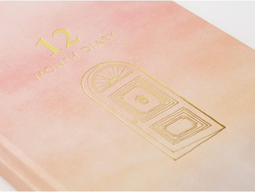 Midori 12898006 Diary, 12-Month Double Door