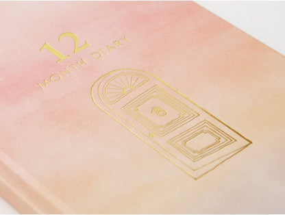 Midori 12898006 Diary, 12-Month Double Door