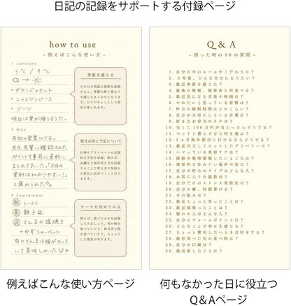 DESIGNPHIL Midori 12900006 Diary, 12 Month Consecutive Door, Blue