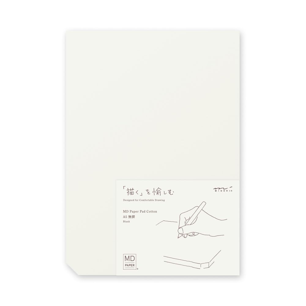 DESIGNPHIL 15237006 MD Paper Pad, Cotton A5, Unlined