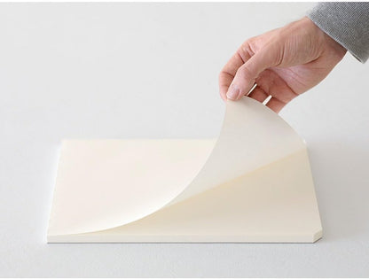 DESIGNPHIL Midori 15238006 Memo MD Paper Pad, Cotton A4, Unlined