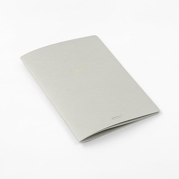 Midori Notebook, Color, A5, Graph Ruled, Gray, H8.3 x W 5.8 x D 0.1 inches (210 x 148 x 3 mm
