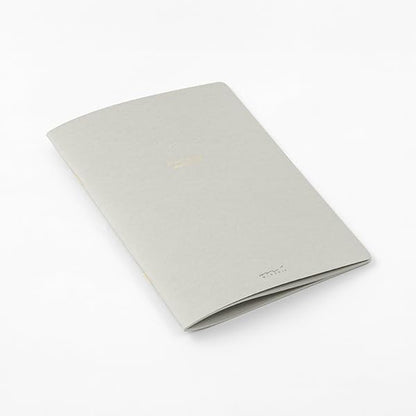 Midori Notebook, Color, A5, Graph Ruled, Gray, H8.3 x W 5.8 x D 0.1 inches (210 x 148 x 3 mm