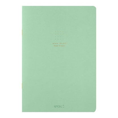 Midori 15274006 Notebook, Color, A5, Graph Ruled, Green, H8.3 x W 5.8 x D 0.1 inches (210 x 148 x 3 mm