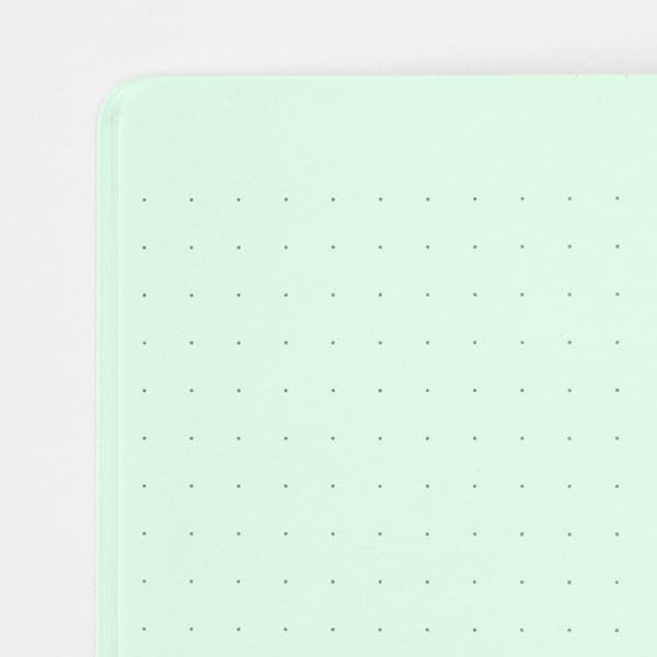 Midori 15274006 Notebook, Color, A5, Graph Ruled, Green, H8.3 x W 5.8 x D 0.1 inches (210 x 148 x 3 mm