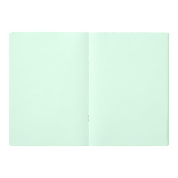 Midori 15274006 Notebook, Color, A5, Graph Ruled, Green, H8.3 x W 5.8 x D 0.1 inches (210 x 148 x 3 mm