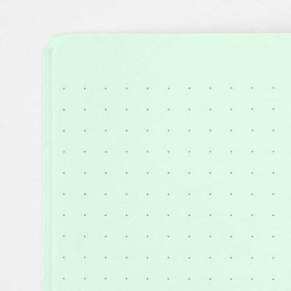 Midori 15274006 Notebook, Color, A5, Graph Ruled, Green, H8.3 x W 5.8 x D 0.1 inches (210 x 148 x 3 mm
