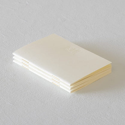 Midori 15281006 MD Notebook, Light, A7, Unruled, Set of 3