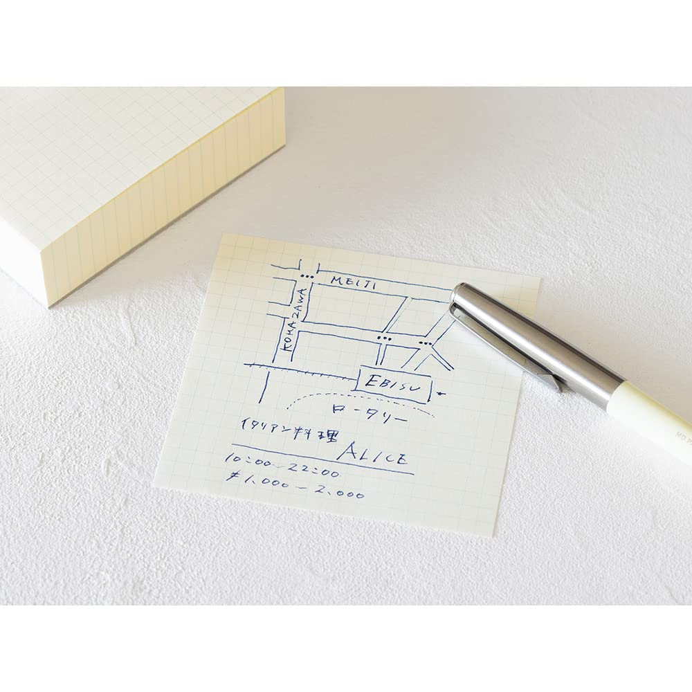 DESIGNPHIL 15286006 Midori Memo Pad, MD Block Memo, Graph Ruled