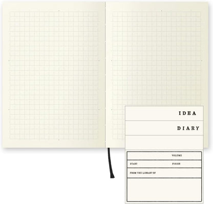 Midori 15289006 MD Notebook, Paperbacks, Grid Ruled A
