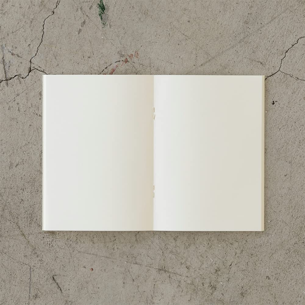 DESIGNPHIL Midori 15297006 Notebook, MD Notebook, Light, Unruled, Set of 3, A