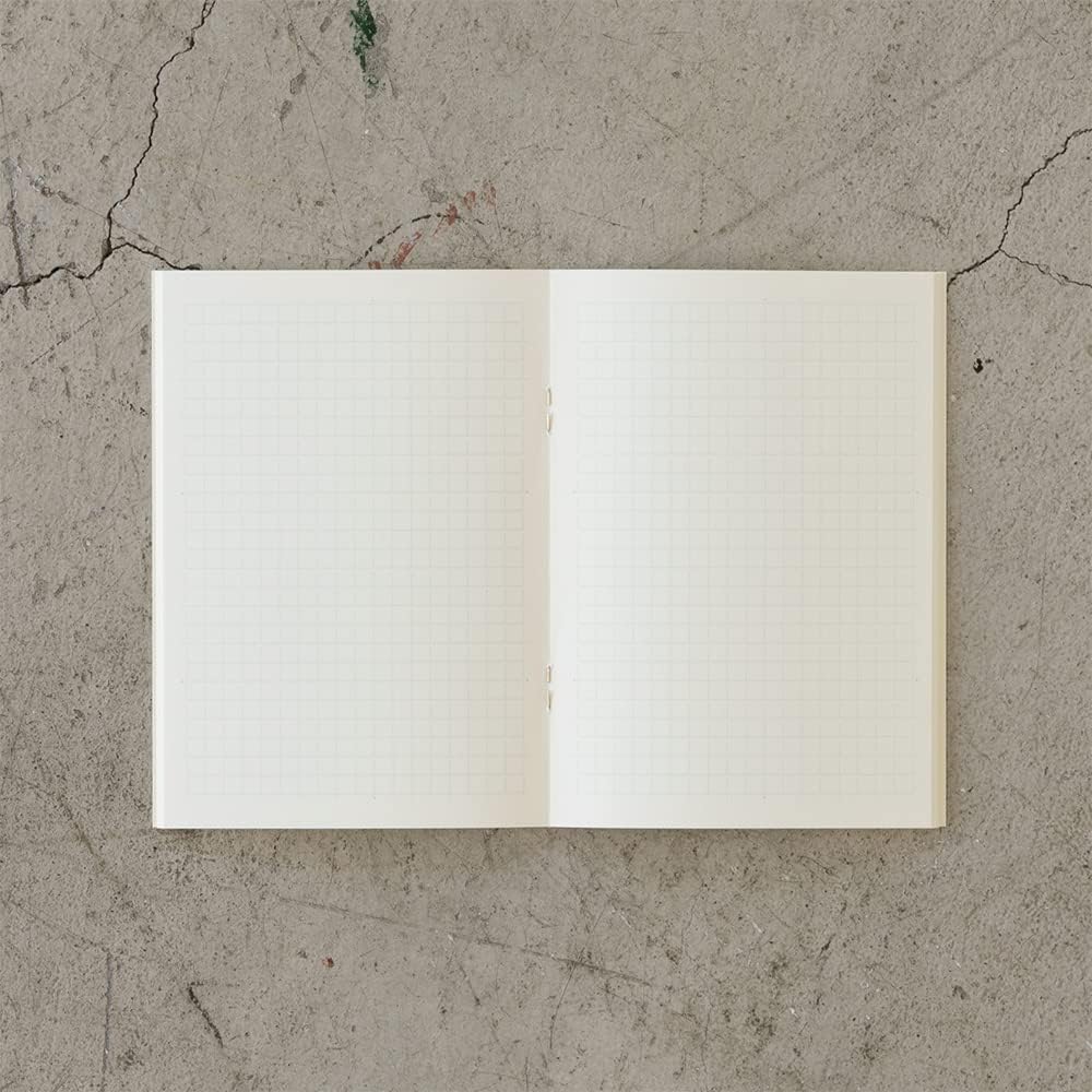 DESIGNPHIL Midori 15299006 Notebook, MD Notebook, Licht, Paperback, Vierkant gelijnd, Set van 3, A