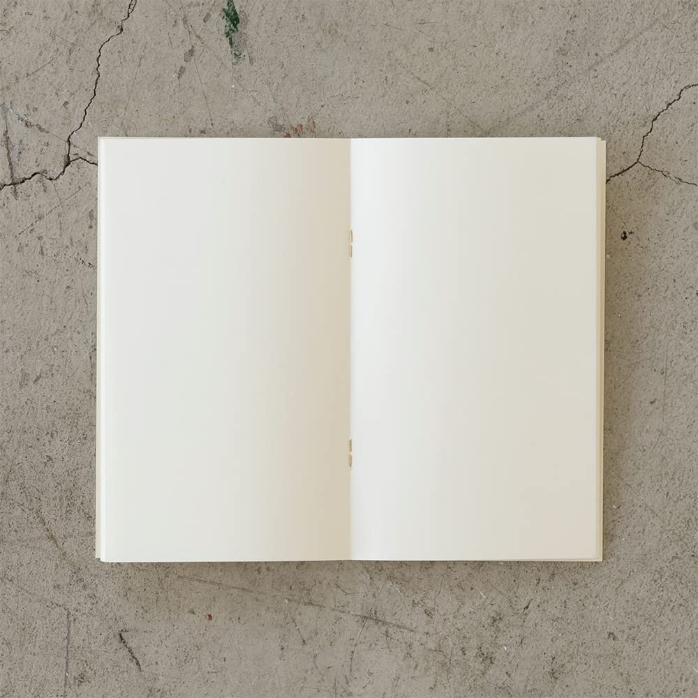 DESIGNPHIL Midori 15300006 Notebook, MD Notebook, Light, New Book, Unruled, Set of 3, A