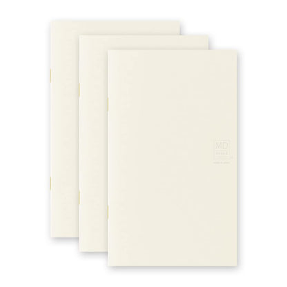 Midori 15301006 MD Notebook, Light, New Book, Horizontal Ruled, Set of 3