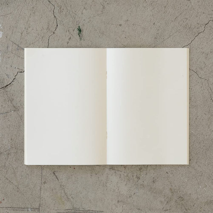 DESIGNPHIL 15303006 Midori Notebook, MD Notebook, Light, A5, Unruled, Set of 3, A