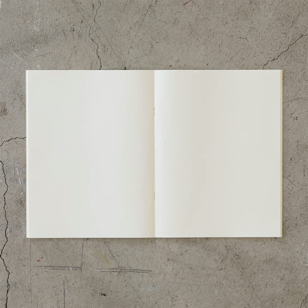 DESIGNPHIL Midori 15306006 Notebook, MD Notebook, Light, A4 Variable Type, Unruled, Set of 3