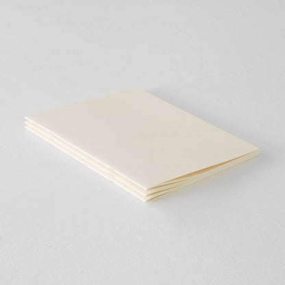 DESIGNPHIL Midori 15306006 Notebook, MD Notebook, Light, A4 Variable Type, Unruled, Set of 3