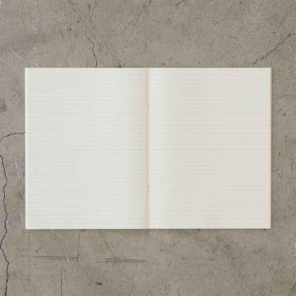 DESIGNPHIL Midori 15307006 Notebook, MD Notebook, Light, A4 Variable Size, Horizontal Ruled, Set of 3 A