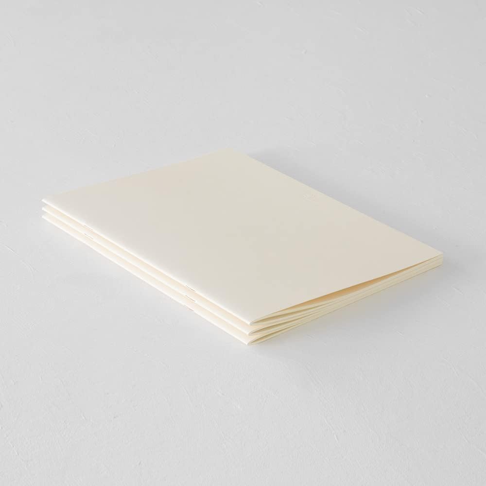 Midori 15308006 MD Notebook, Light, A4 Transformation Size, Grid Ruled, Set of 3