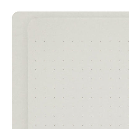 Midori 15330006 Notebook, Ring Notebook, Color, Dot Square, Gray, A5