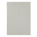 Midori 15330006 Notebook, Ring Notebook, Color, Dot Square, Gray, A5