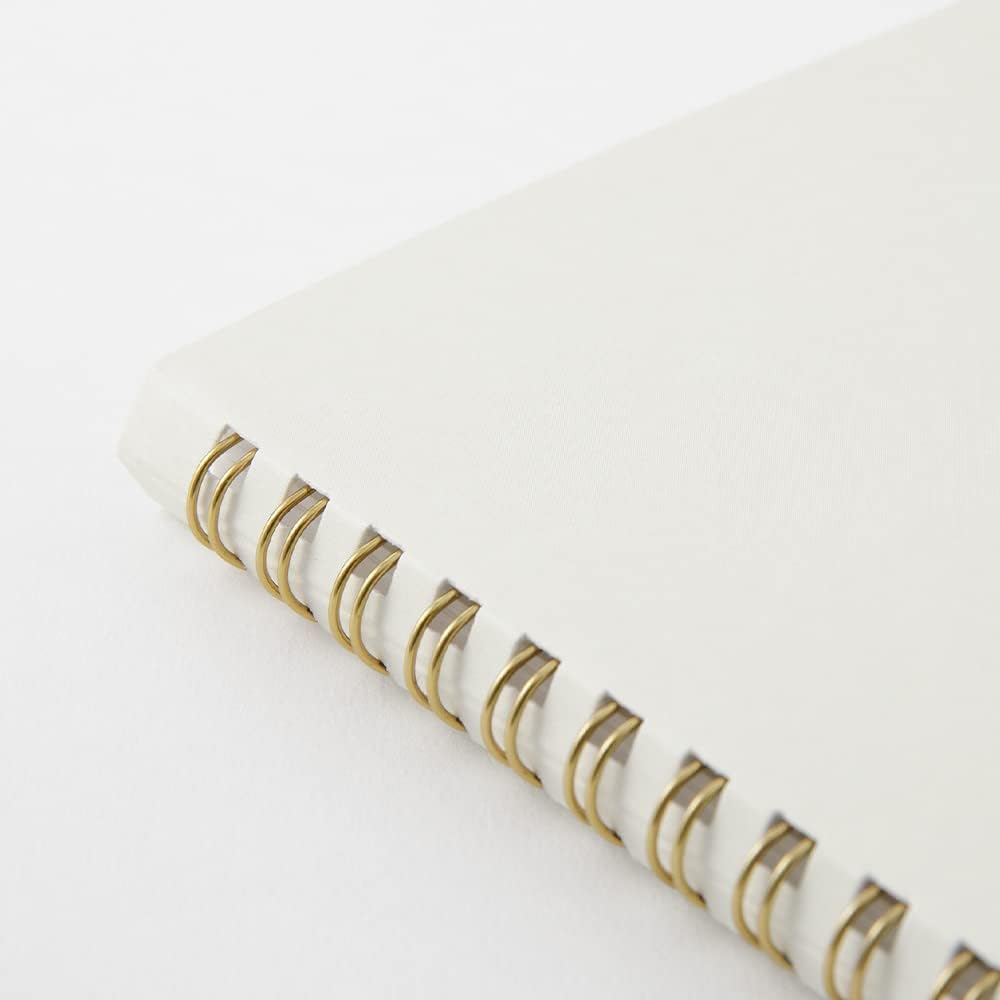 Midori Ring Notebook <A5> Color Dot Grid White
