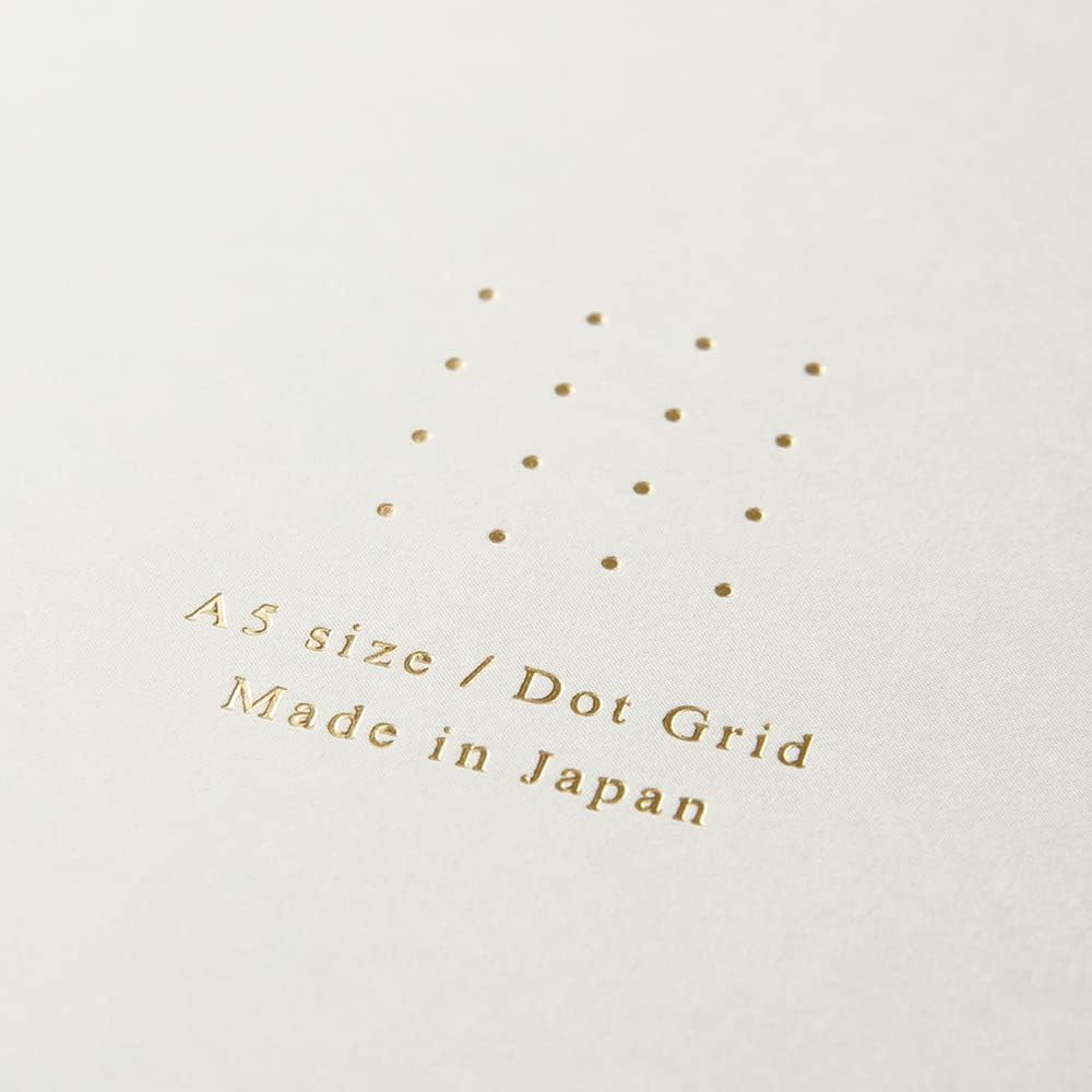 Midori Ring Notebook <A5> Color Dot Grid White