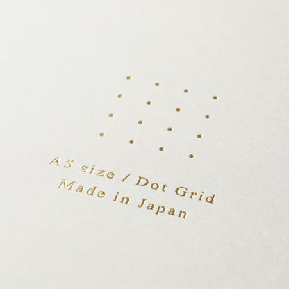 Midori Ring Notebook <A5> Color Dot Grid White