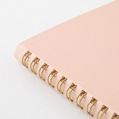 DESIGNPHIL Midori 15332006 Notebook, Ring Notebook, Color, Dot Square, Pink, A5