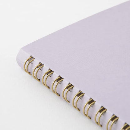 DESIGNPHIL Midori 15335006 Notebook, Ring Notebook, Color, Dot Square, Purple, A5