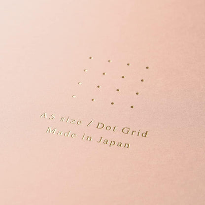 Midori Paper Pad <A5> Color Dot Grid Pink