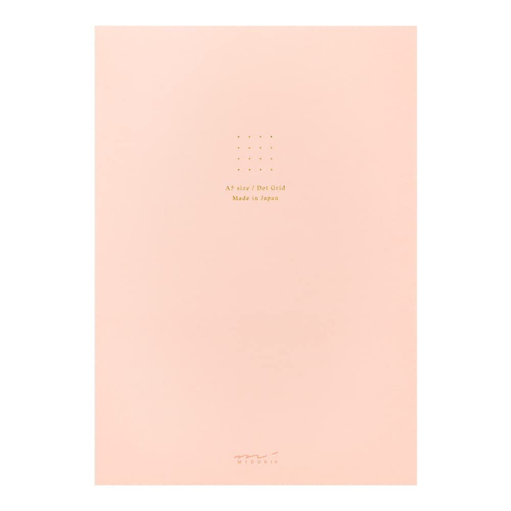 Midori Paper Pad <A5> Color Dot Grid Pink